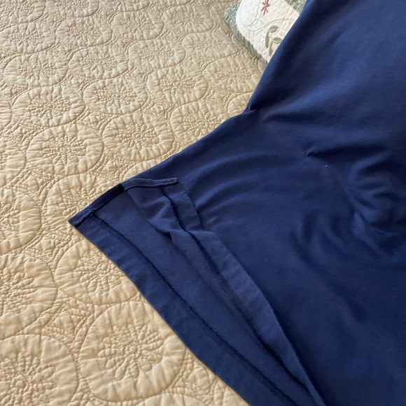 VICTORIA’S SECRET PINK LOGO FRONT & BACK NAVY BLUE SHORT SLEEVE TEE SIZE  XS - Picture 7 of 16